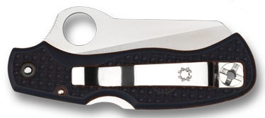 Spyderco Rescue 79mm Black Serrated Lockback Knife - Closed